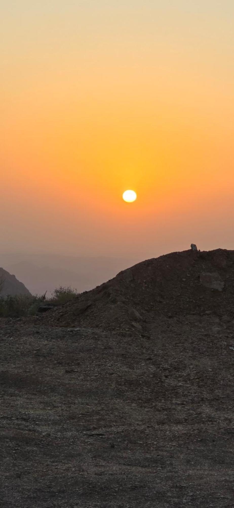 Sunset View Hill Jabal Shams Villa Misfah Bagian luar foto